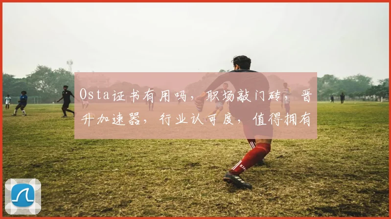 Osta证书有用吗，职场敲门砖，晋升加速器，行业认可度，值得拥有